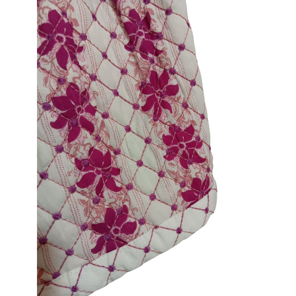 River Island Quilted Floral Jacket with pockets, Tie Waist & Matching Shorts - Picture 14 of 15